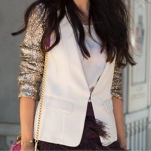 Line & Dot Sequin Blazer
